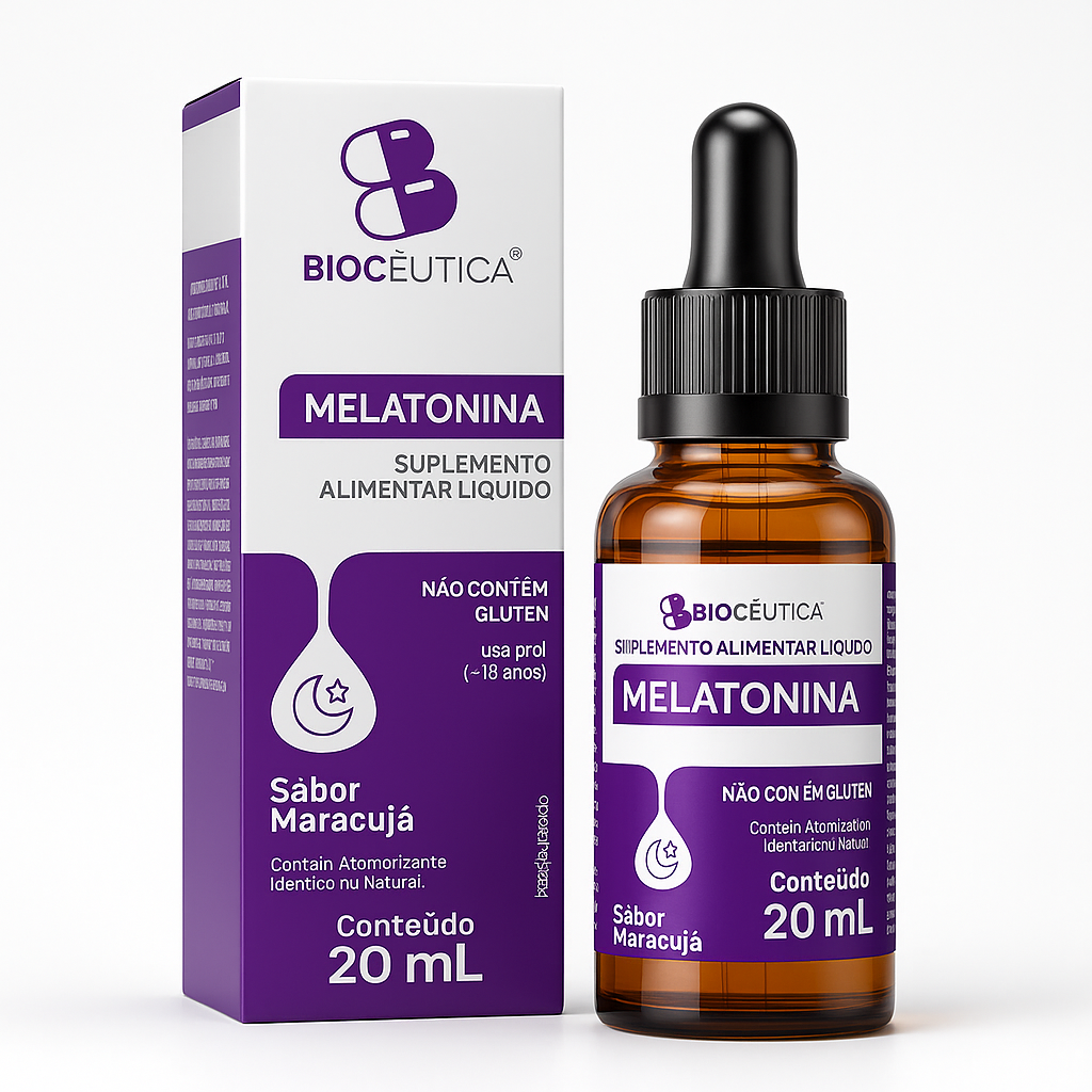 Melatonina em Gotas Sabor Maracujá - BioCêutica