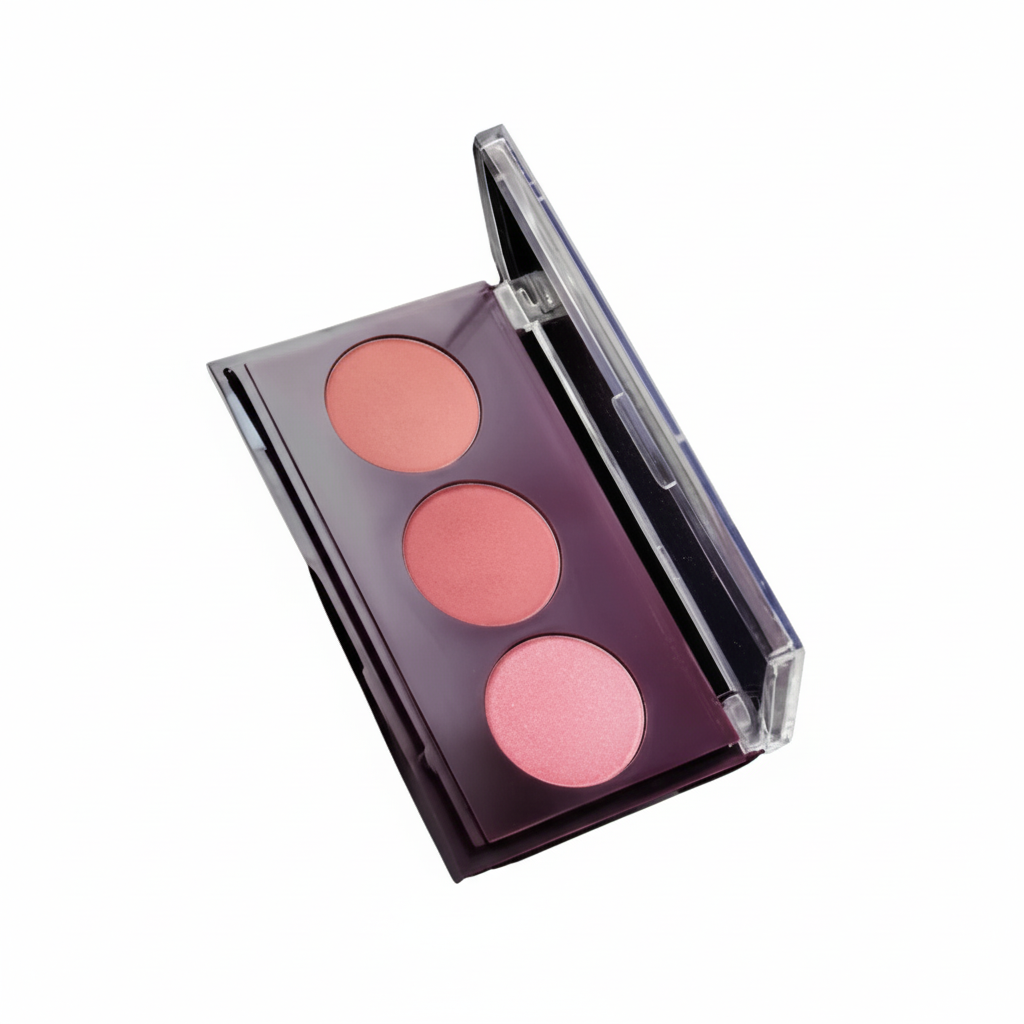 Paleta trio classic contorno iluminador e blush super poderes