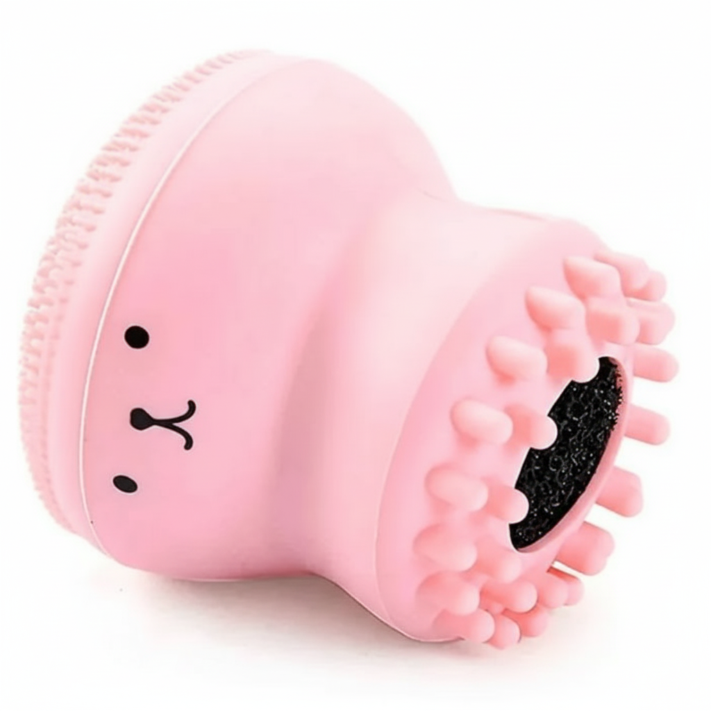 Esponja de Limpeza Facial Esfoliante Polvinho