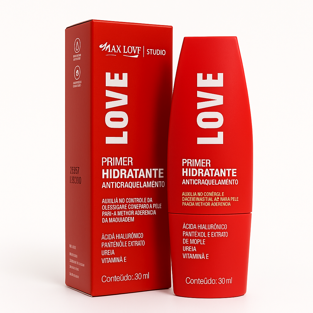 Primer Hidratante Anticraquelamento - Max Love