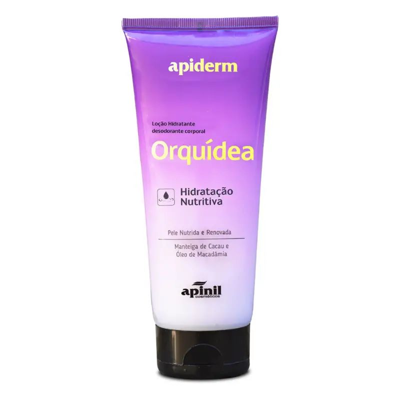 Loção Hidratante Corporal Apiderm Orquídea - Apinil Cosméticos